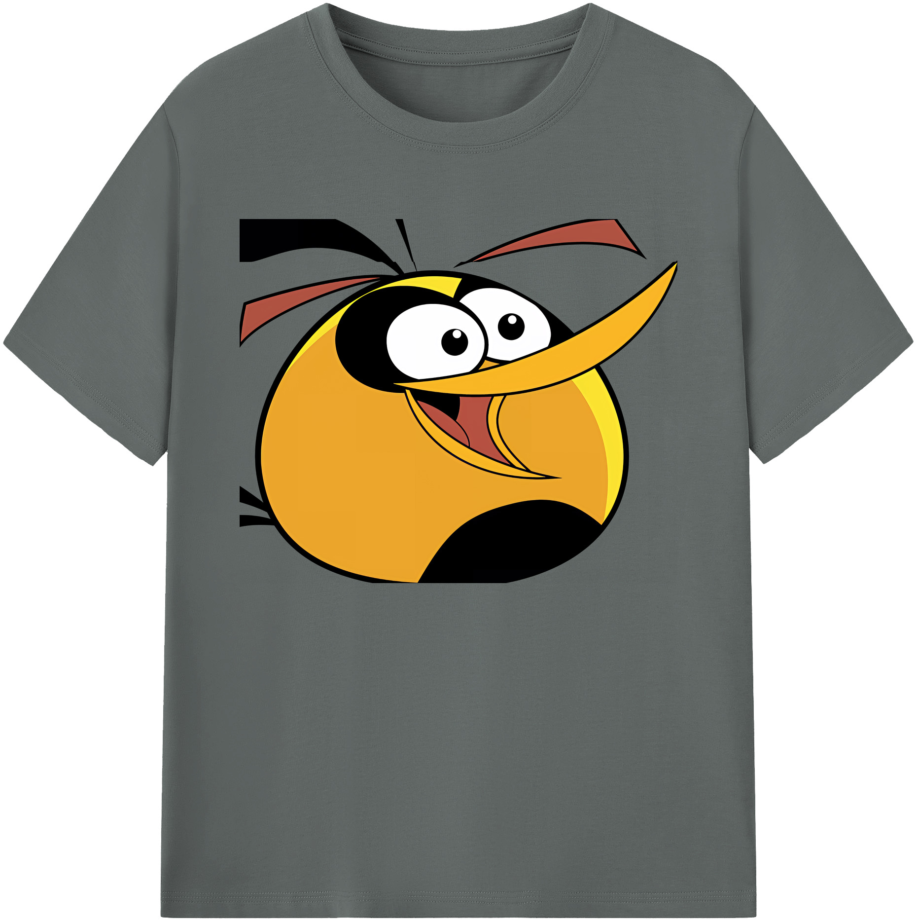 （画像用） Angry Birds アングリーバード 綿100％ メンズ半袖Tシャツ｜肌触りやわらか＆通気性
